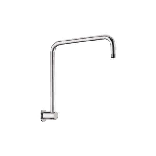 Round Swivel Shower Arm Brushed Nickel