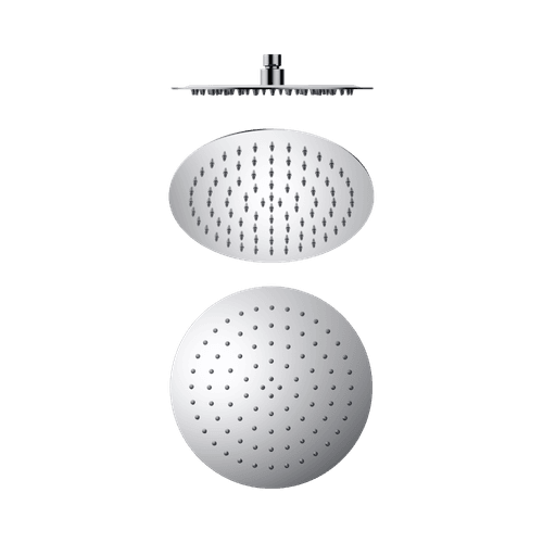 250mm Round Stainless Steel Shower Head 4 Star Rating Chrome