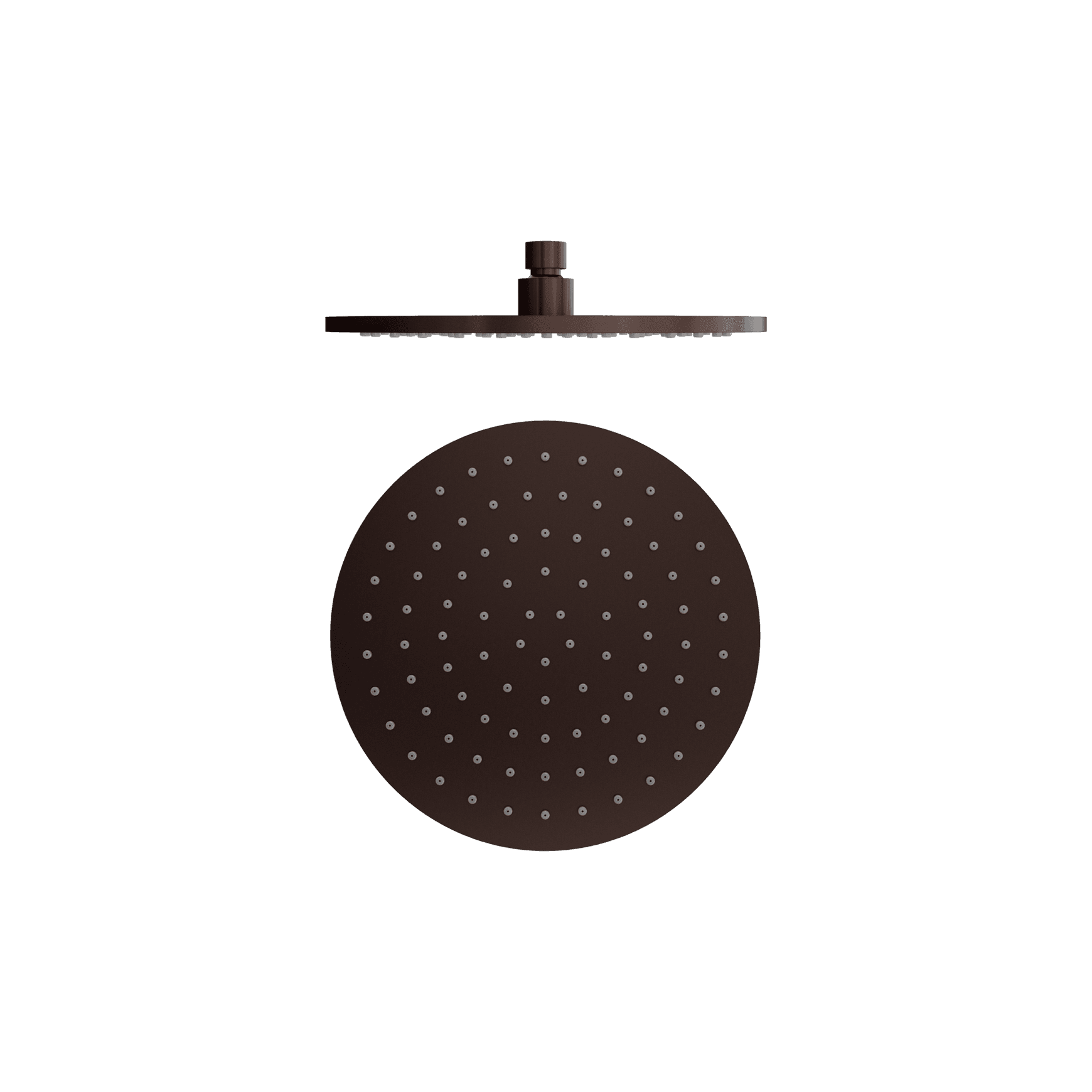 250mm Round Metal Shower Head II Rome Bronze