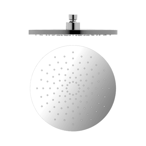 250mm Abs Round Shower Head Chrome