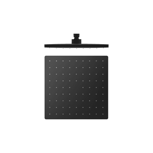 250mm Abs Square Shower Head Matte Black