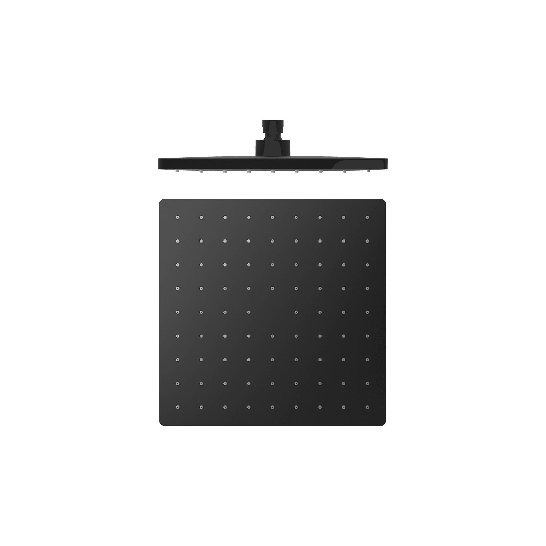 250mm Abs Square Shower Head Matte Black