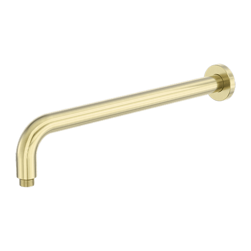 Zen SS316L Round Shower Arm 400mm Length | Brushed Gold