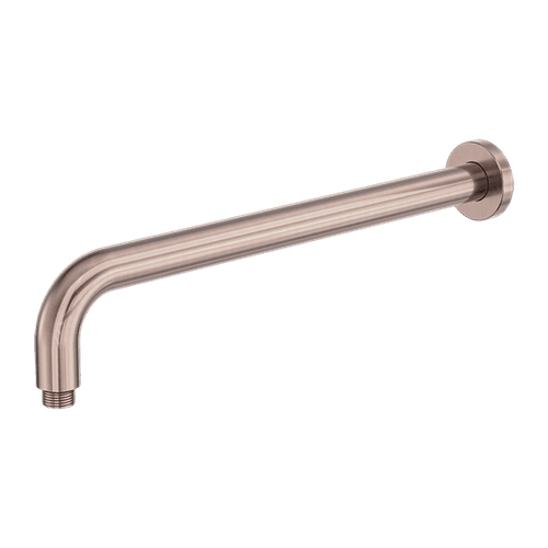 Zen SS316L Round Shower Arm 400mm Length | Brushed Bronze