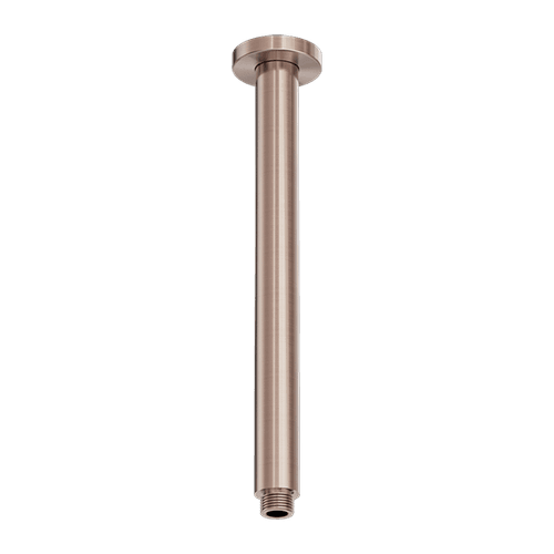 Zen SS316L Round Ceiling Arm 300mm Length | Brushed Bronze