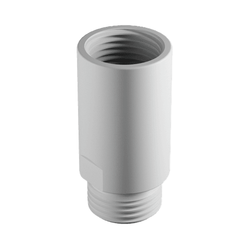 Dual Check Valve Male X Female G1/2 Matte White