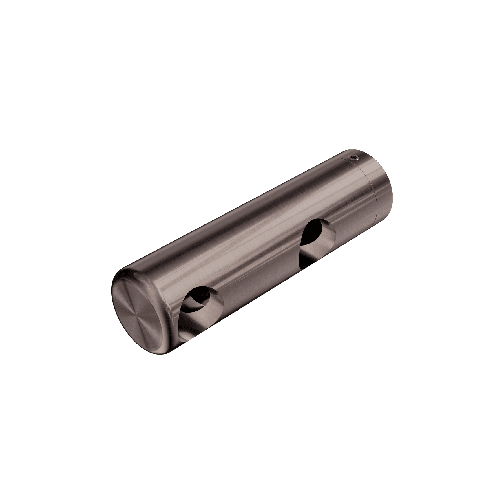 Mecca Care Make Your Own 25mm Grab Rail Double Towel Bracket Left Brushed Bronze