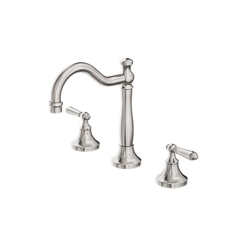 York Basin Set With Metal Lever Brushed Nickel