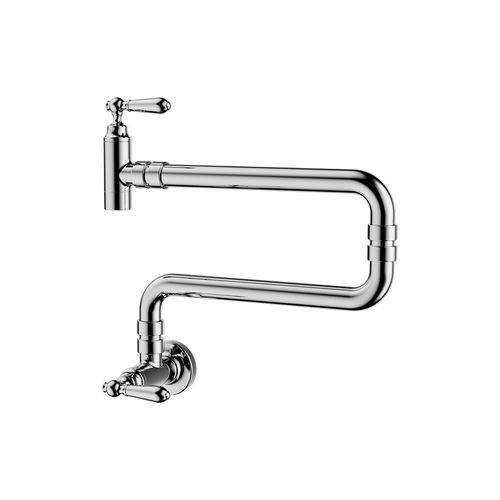 York Wall Mounted Pot Filler Chrome