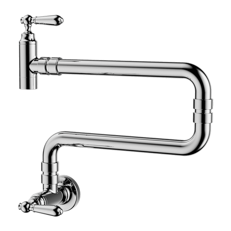 York Wall Mounted Pot Filler Chrome