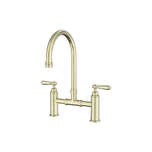 York Bridge Kitchen Set Aged Brass