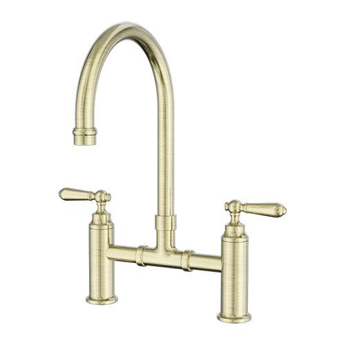 York Bridge Kitchen Set Aged Brass