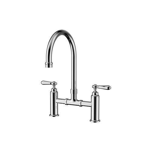 York Bridge Kitchen Set Chrome