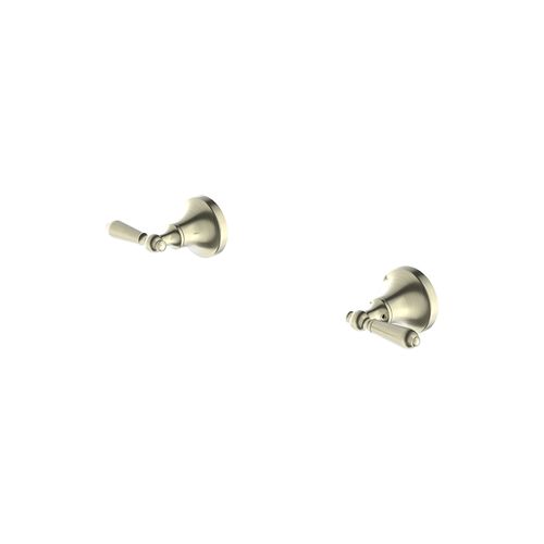York Wall Top Assemblies With Metal Lever Aged Brass
