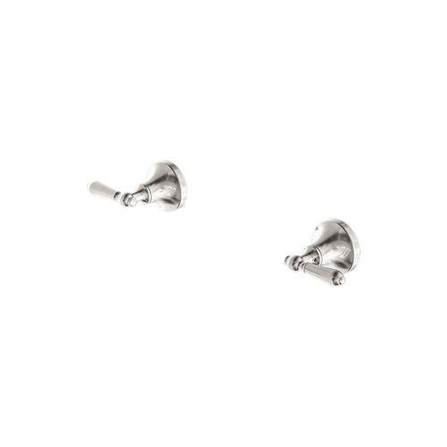 York Wall Top Assemblies With Metal Lever Brushed Nickel