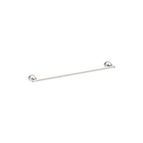 York Single Towel Rail 600mm Brushed Nickel