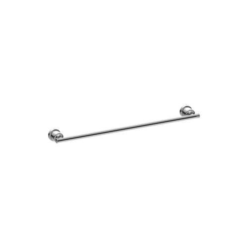York Single Towel Rail 600mm Chrome