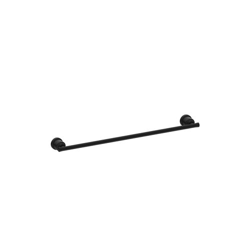 York Single Towel Rail 600mm Matte Black