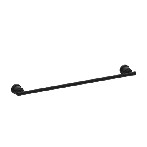 York Single Towel Rail 600mm Matte Black