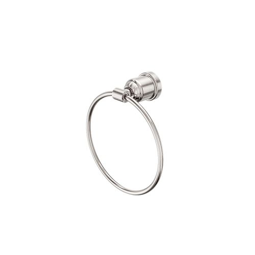 York Towel Ring Brushed Nickel