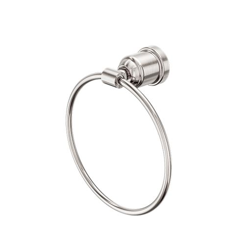 York Towel Ring Brushed Nickel