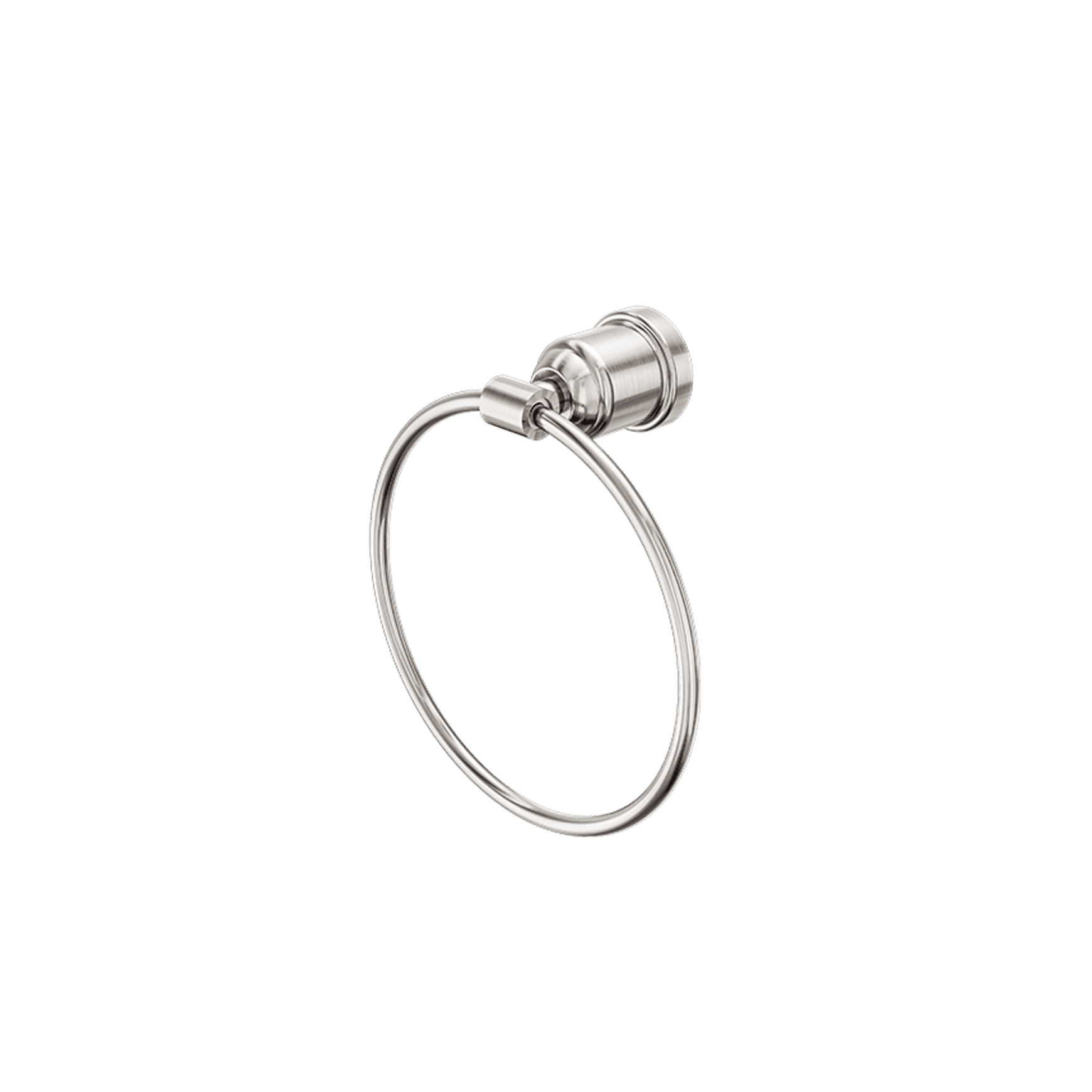 York Towel Ring Brushed Nickel