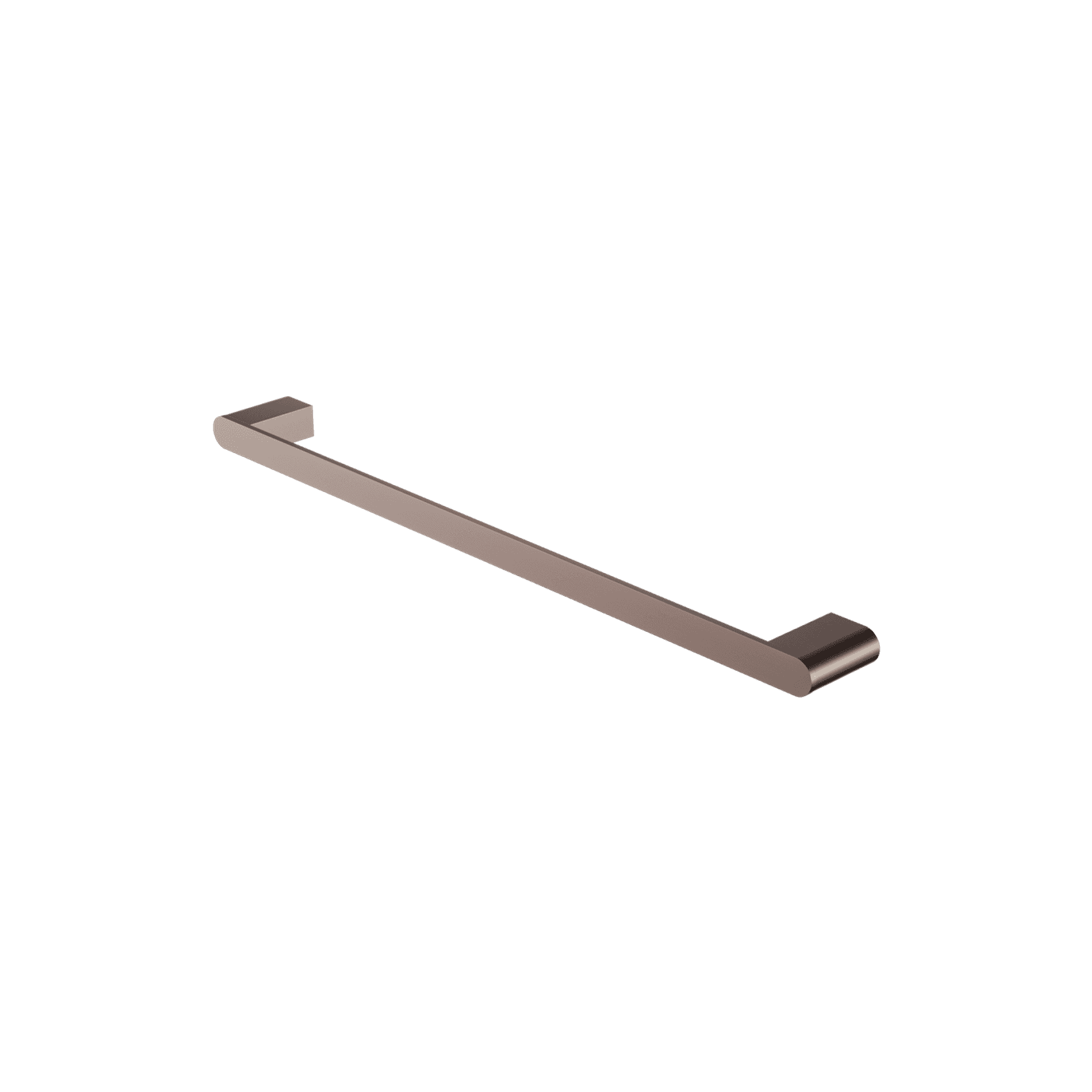 Bianca Single Towel Rail 600mm | Brushed Bronze