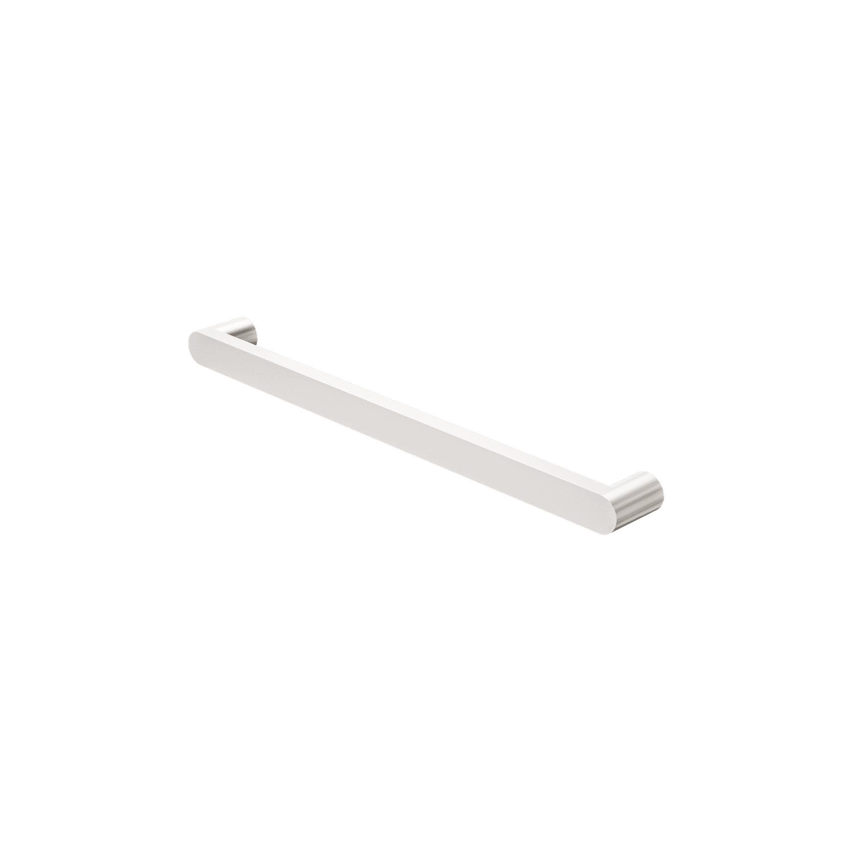 Bianca 240V Single Heated Towel Rail Brushed Nickel