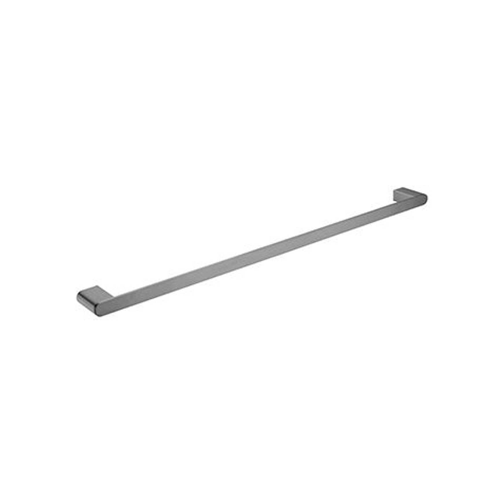 Bianca Single Towel Rail 800mm | Gun Metal