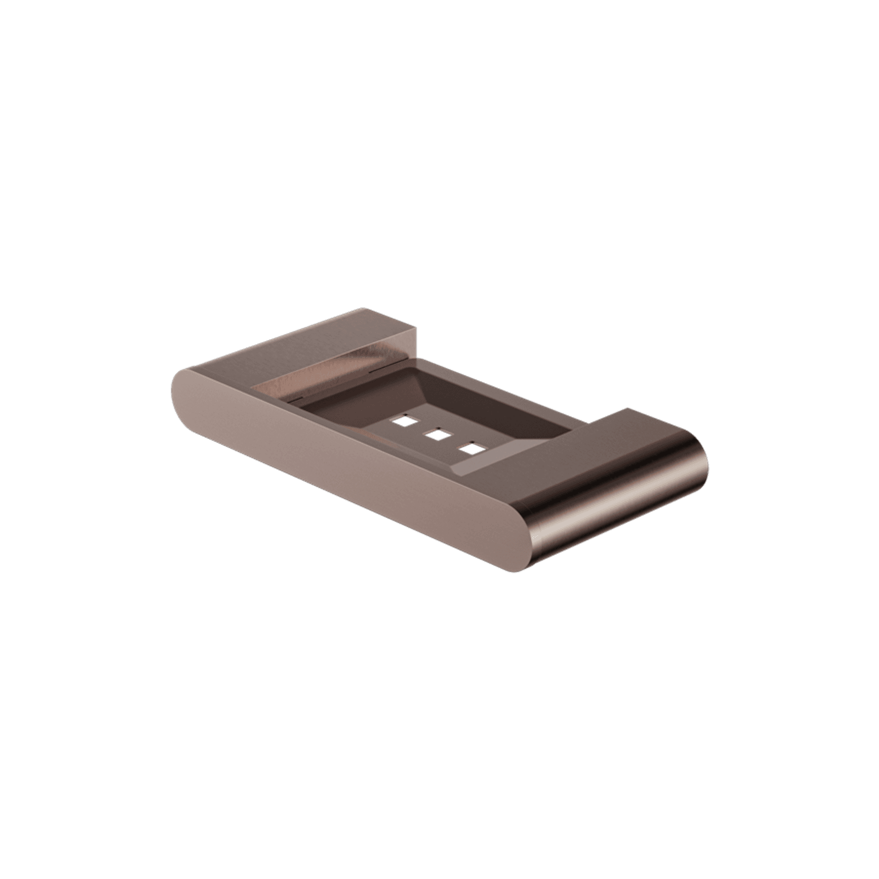 Bianca Soap Dish Holder | Brushed Bronze