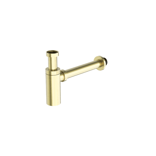 40mm Round Bottle Trap Brushed Gold