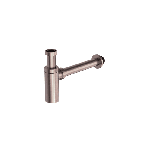 40mm Round Bottle Trap Brushed Bronze