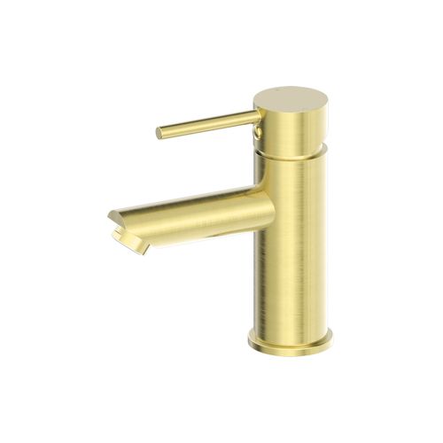 Dolce Basin Mixer Straight Spout All Pressure Brushed Gold
