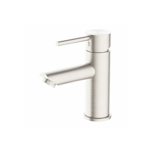 Dolce Basin Mixer Straight Spout All Pressure Brushed Nickel