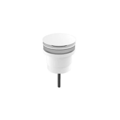 Universal Pop Up Waste Matte White