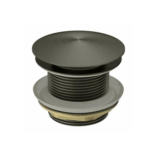 40mm Bath Pop-Up Plug With Removabel Waste No Overflow Graphite