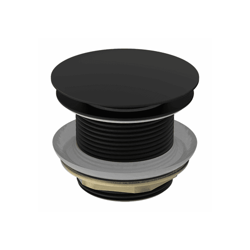 40mm Bath Pop-Up Plug With Removabel Waste No Overflow Matte Black