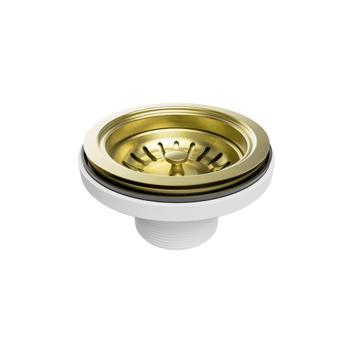 Kitchen Sink Basket Waste Brushed Gold