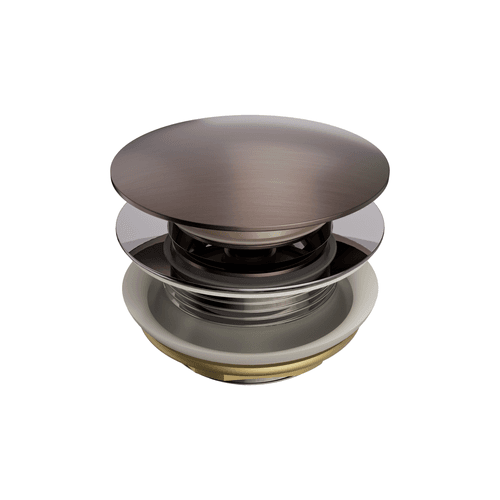 Short Pop Up Bath Waste 40mm Brushed Bronze
