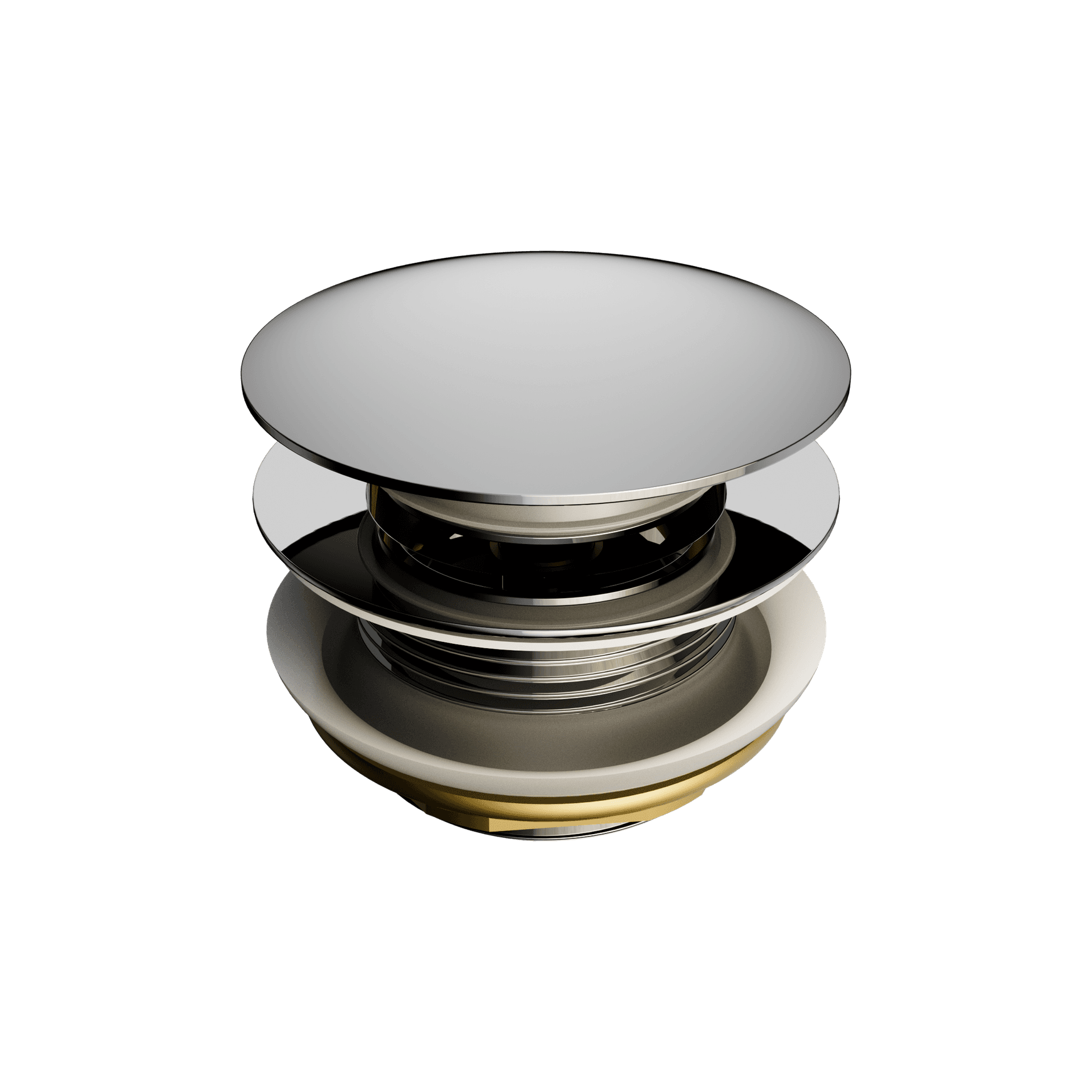Short Pop Up Bath Waste 40mm Chrome