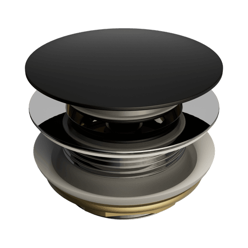 Short Pop Up Bath Waste 40mm Matte Black