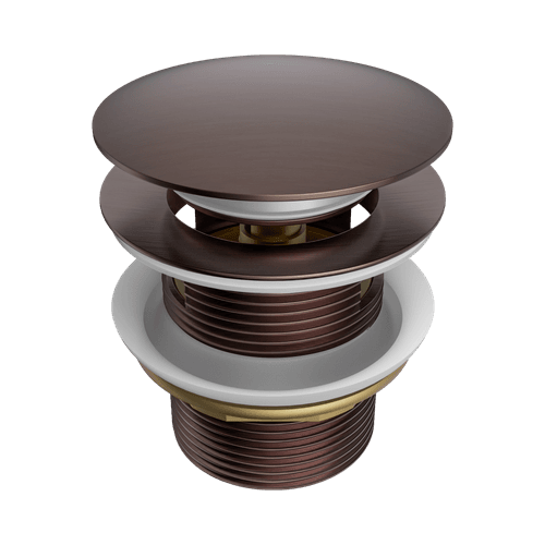 Pop Up Bath Waste 40mm With Overflow Brushed Bronze