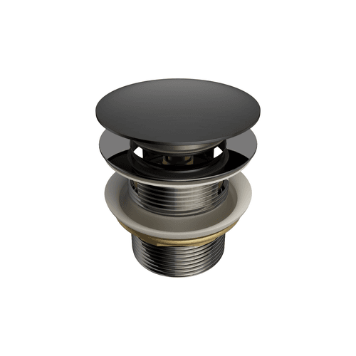 Pop Up Bath Waste 40mm With Overflow Graphite