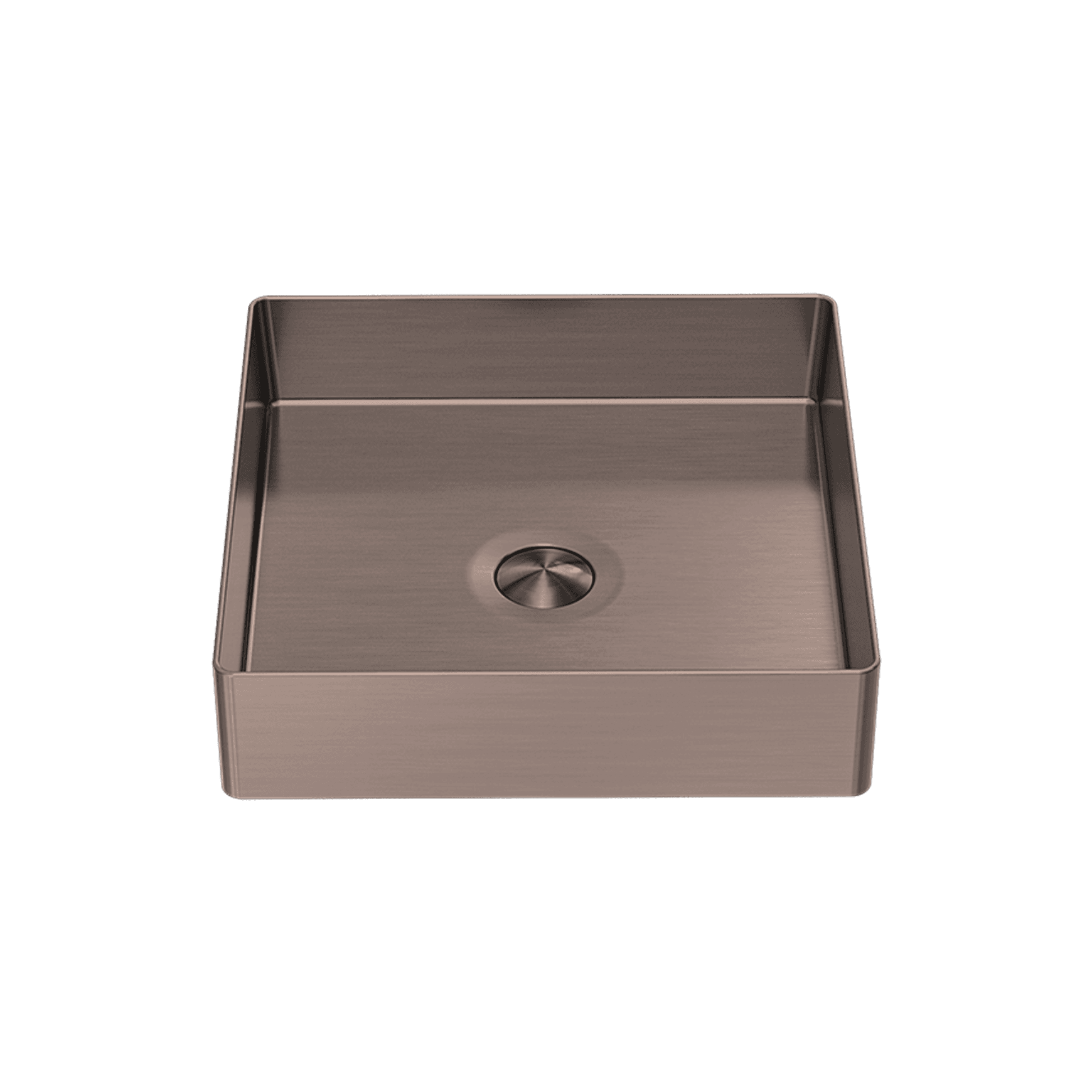 Opal Square 400mm Stainless Steel Basin Graphite