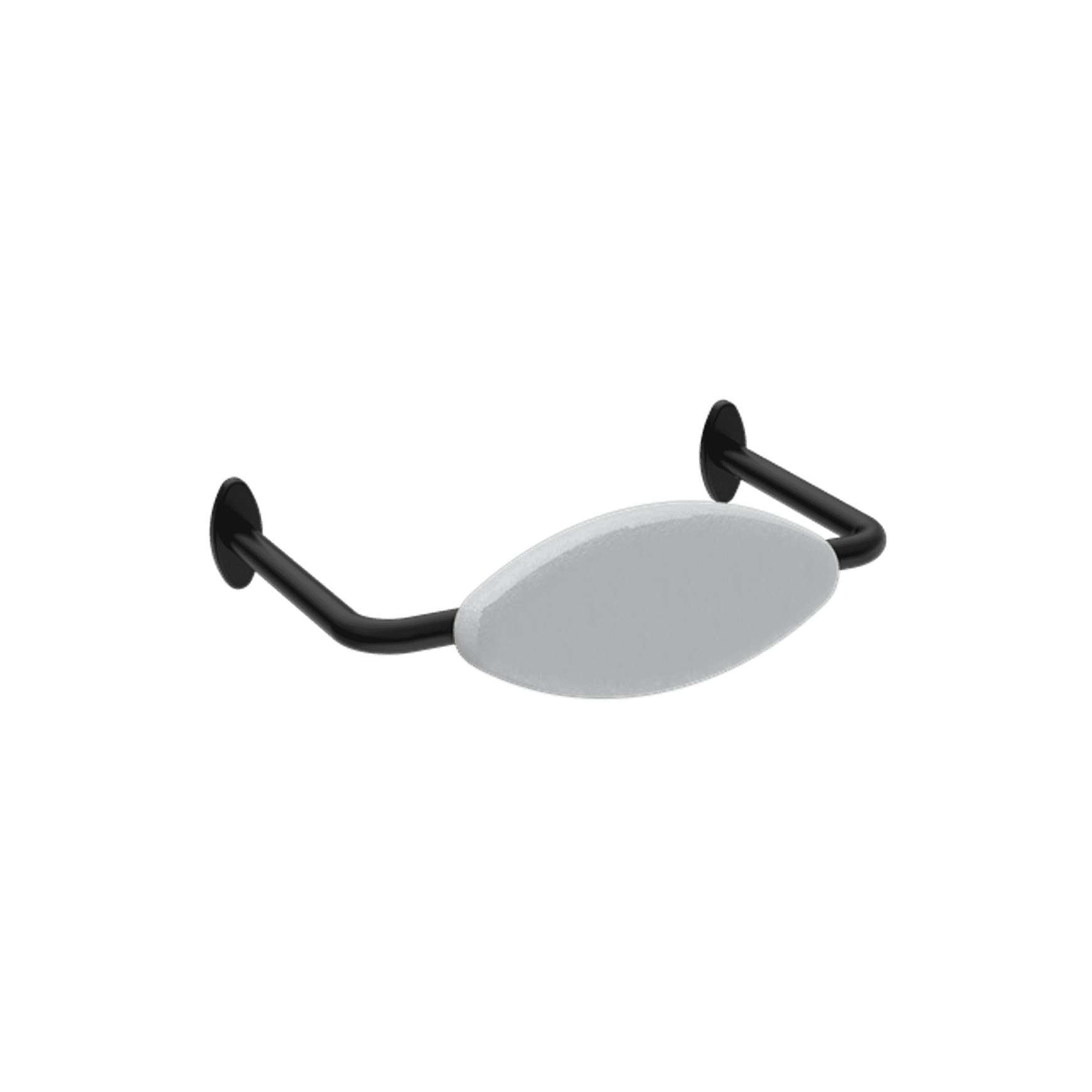 Mecca Care DDA Toilet Backrest Matte Black