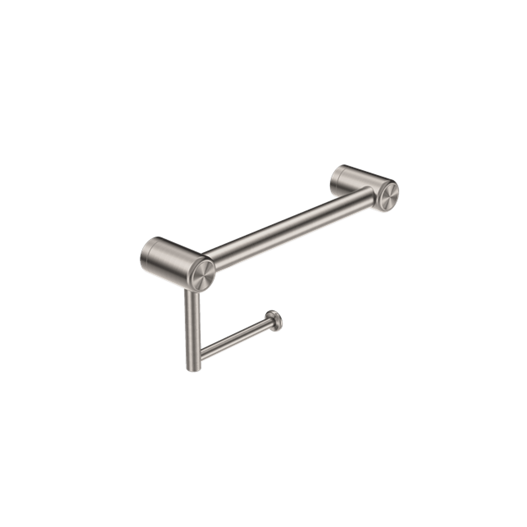 Mecca Care 25mm Toilet Roll Rail 300mm Brushed Nickel