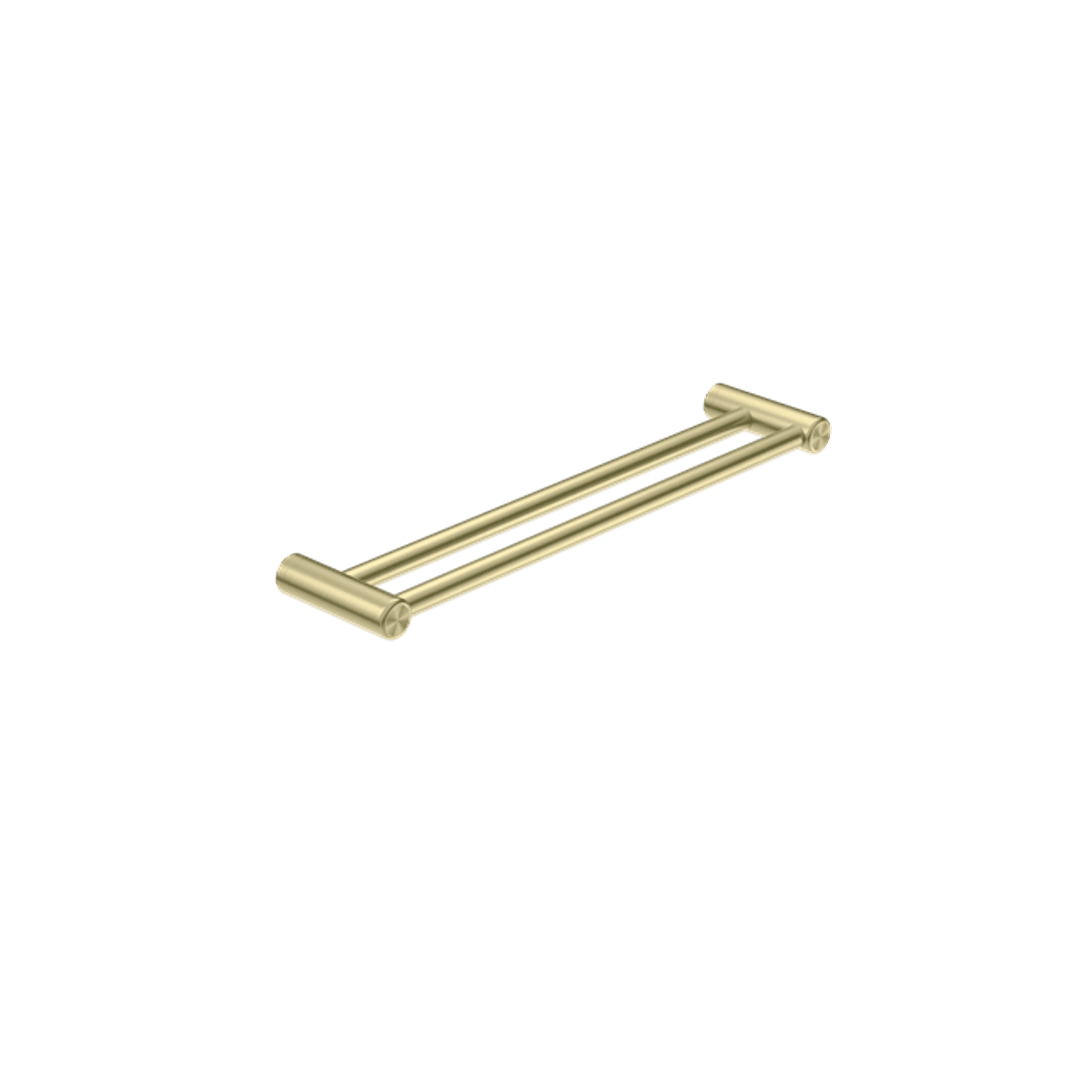 Mecca Care 25mm Double Towel Grab Rail 600mm Brushed Gold