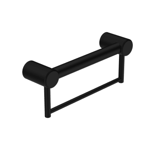 Mecca Care 32mm Grab Rail With Towel Holder 300mm Matte Black