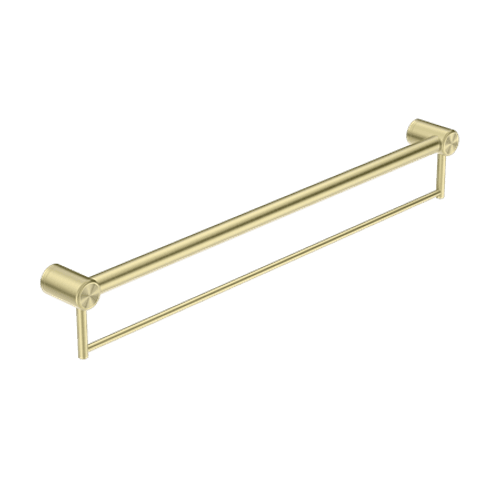 Mecca Care 32mm Grab Rail With Towel Holder 900mm Brushed Gold