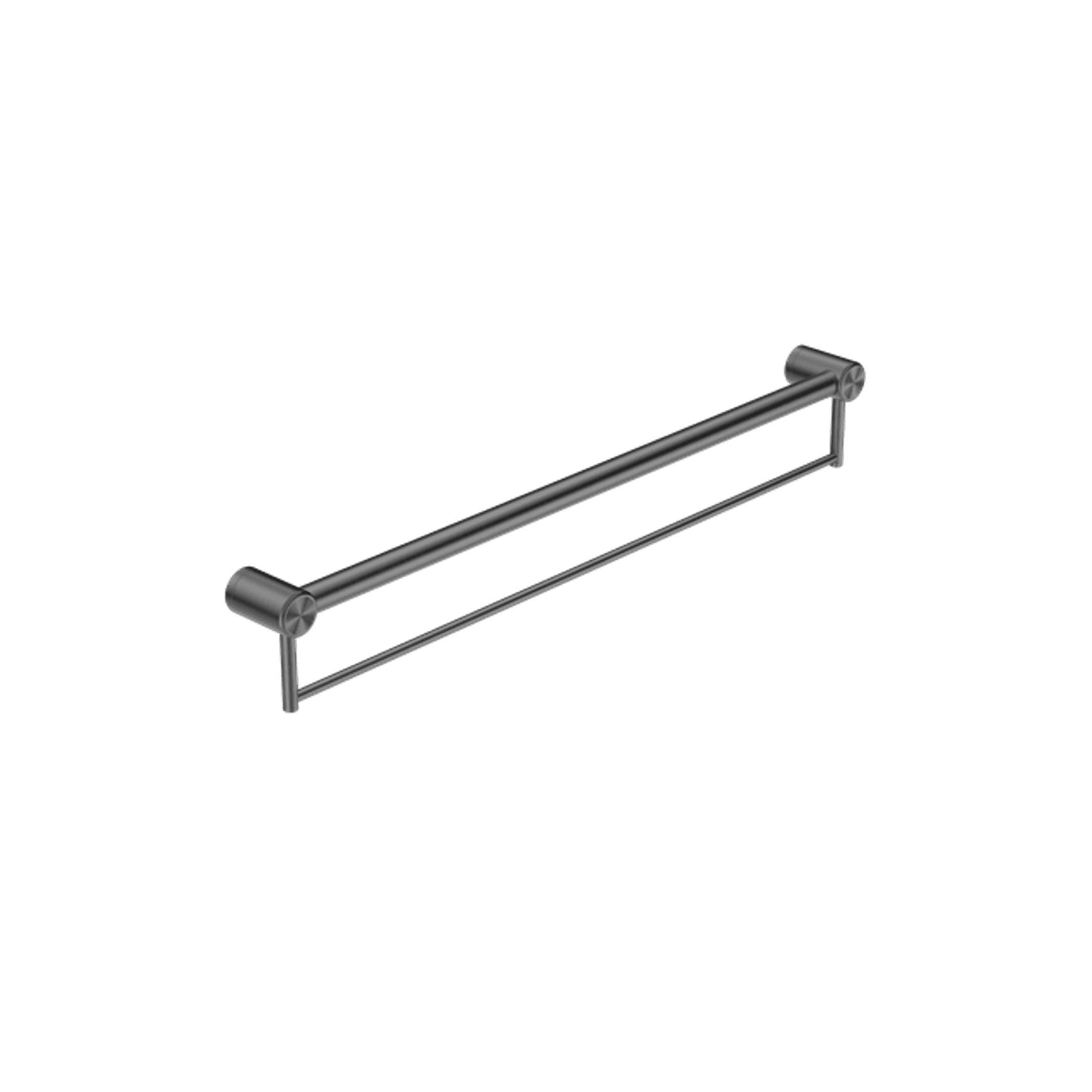 Mecca Care 32mm Grab Rail With Towel Holder 900mm Gun Metal